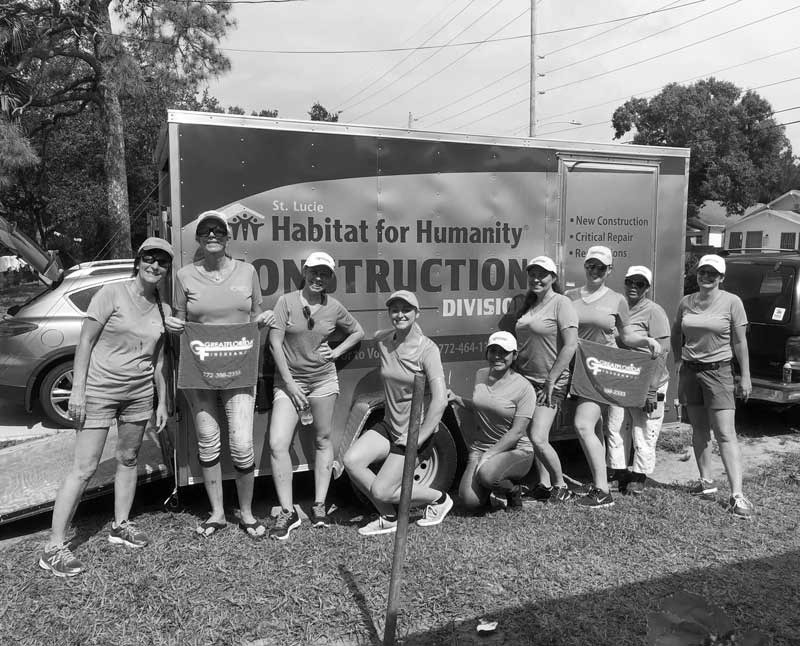 Volunteering of St Lucie Habitat For Humanity